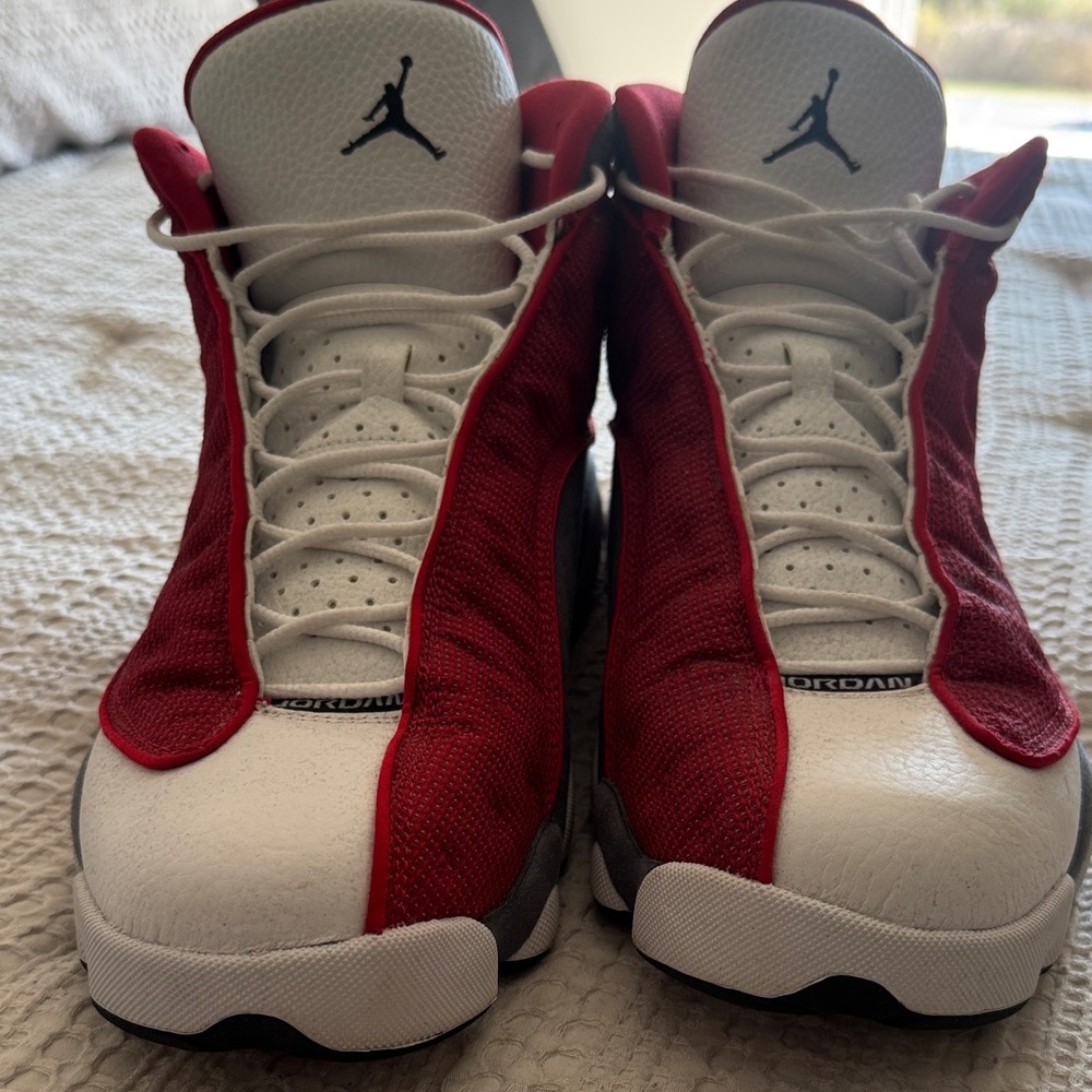 Jordan 13. Red Flint Sneakers. 13. Like New!! - Picture 3 of 7